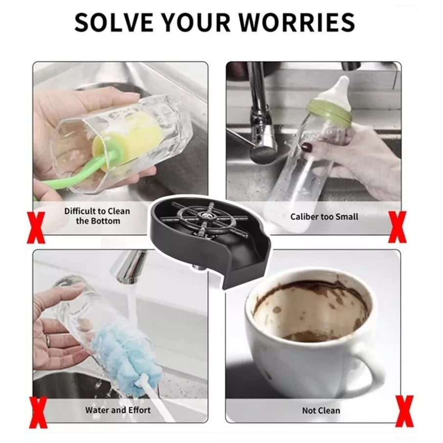 Lavadora Automática De Vidrio Para Fregadero Copas Y Vasos