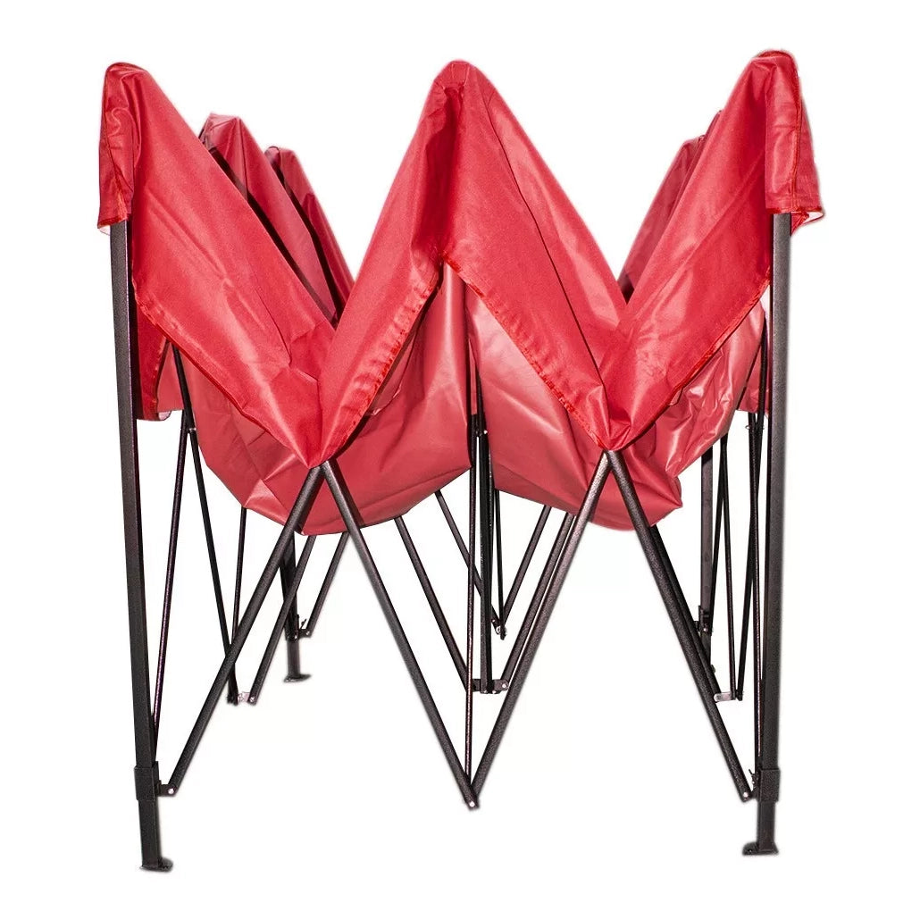 Carpa de 3 m x 6 m Toldo Plegable de Lona Impermeable