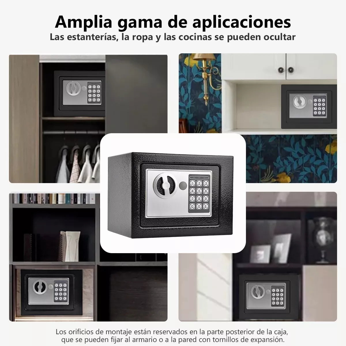 Caja Fuerte De Seguridad Eléctrica Código Digital Y Llave
