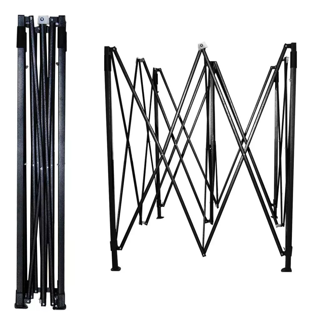Carpa de 3 m x 6 m Toldo Plegable de Lona Impermeable