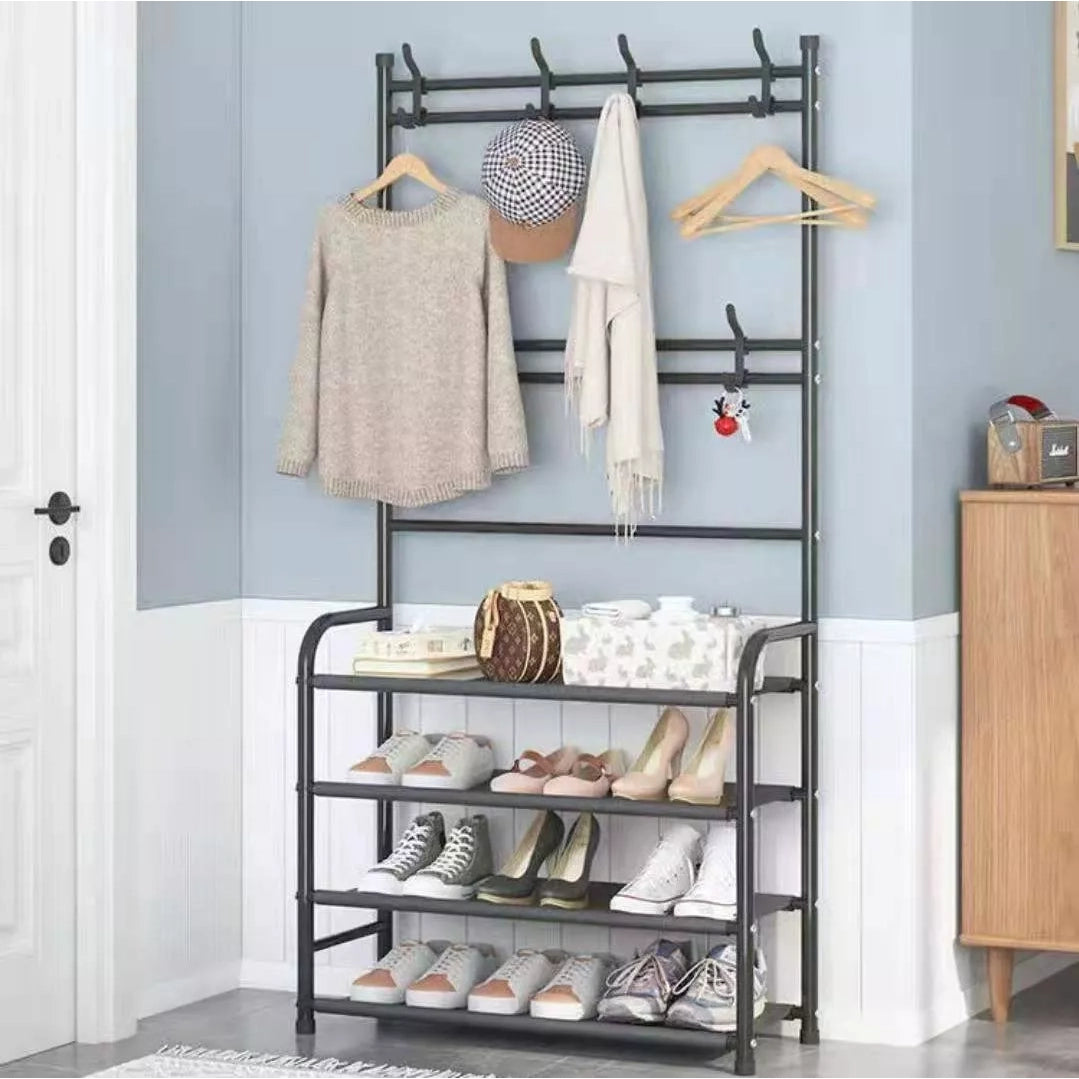 Perchero Rack Closet Ropero Zapatera Organizador Portátil
