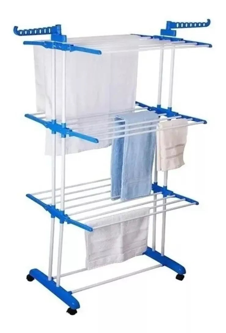Tendedero Plegable De Ropa Portátil Retráctil Rack