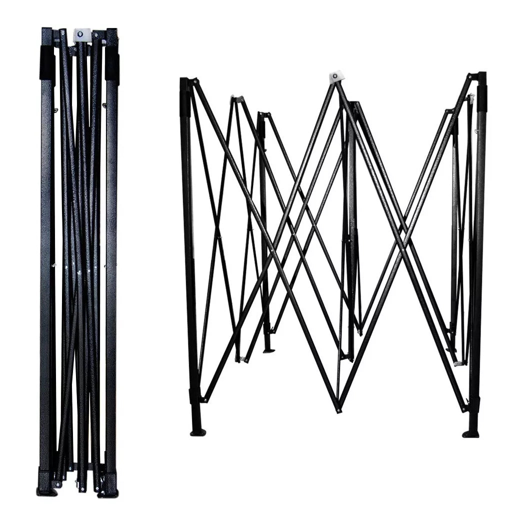 Carpa de 3 m x 6 m Toldo Plegable de Lona Impermeable