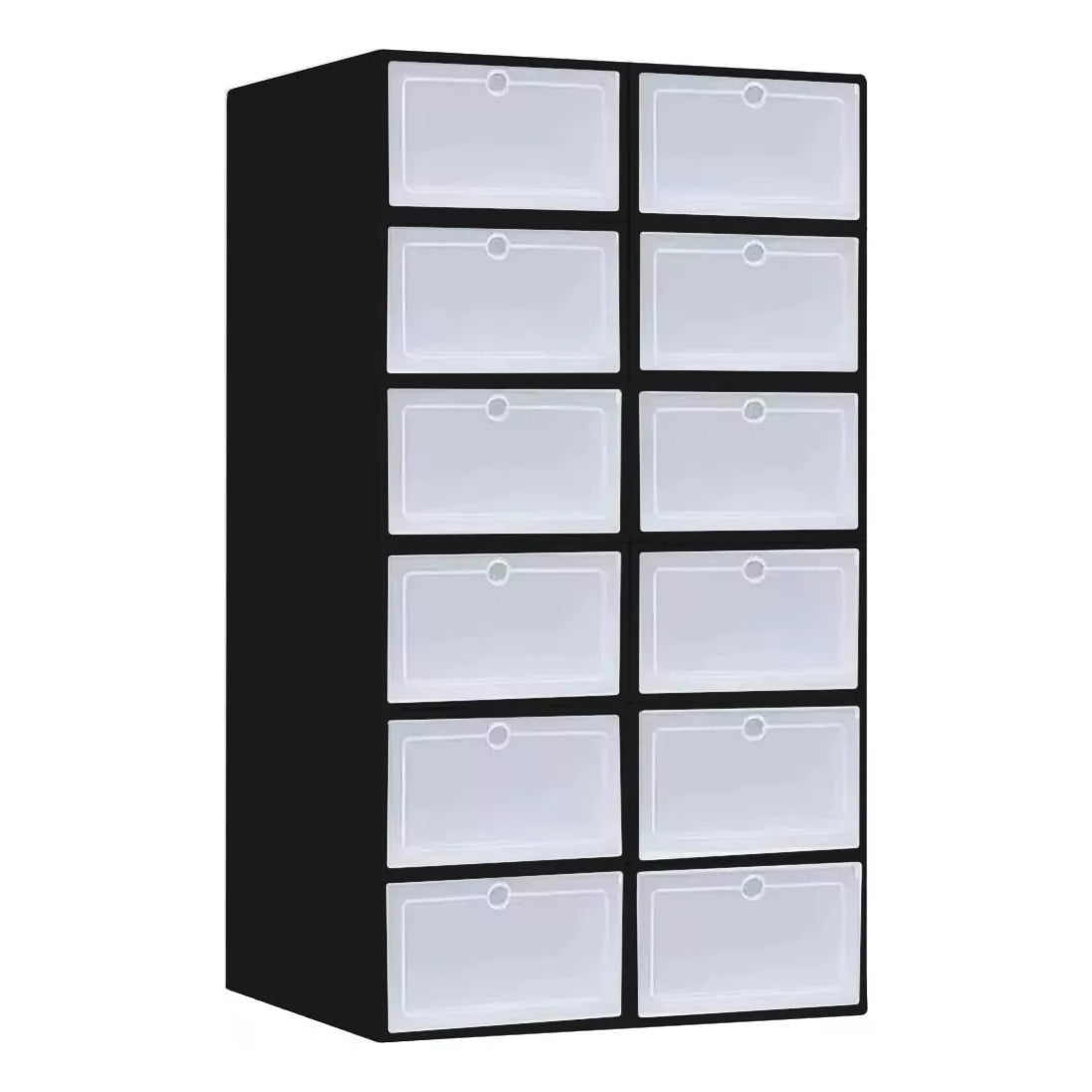 12 Cajas De Zapatos Apilables Tenis Zapatera Practiksa
