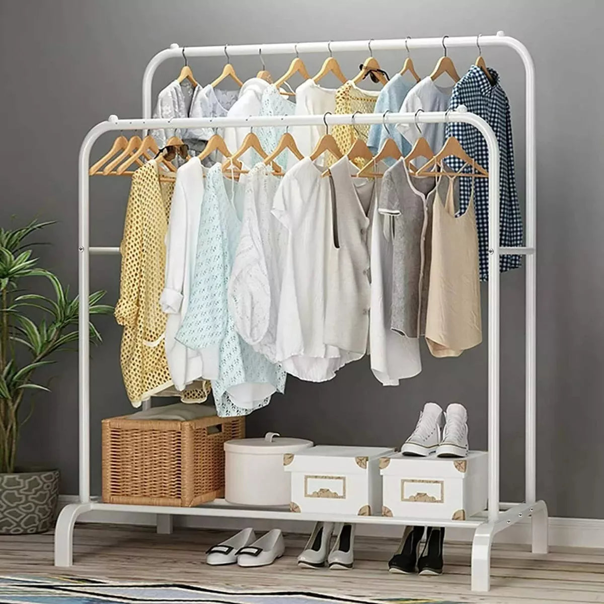 Rack Armable para Ropa – Organizador de Closet y Hogar Guardaro