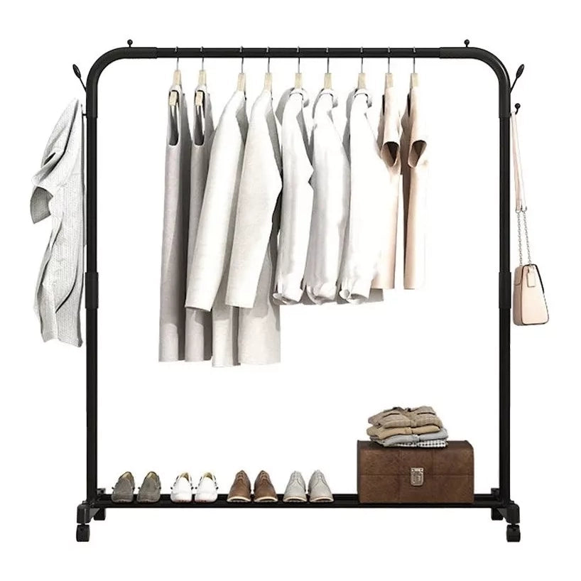 Perchero De Piso Organizador Para Ropa Rack Colgador Closet Black
