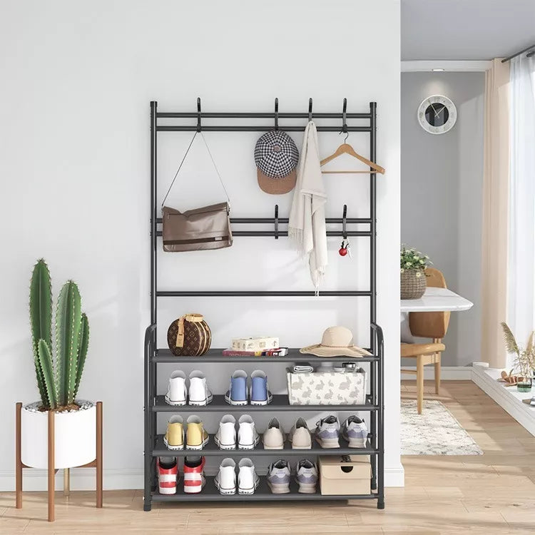Perchero Rack Closet Ropero Zapatera Organizador Portátil