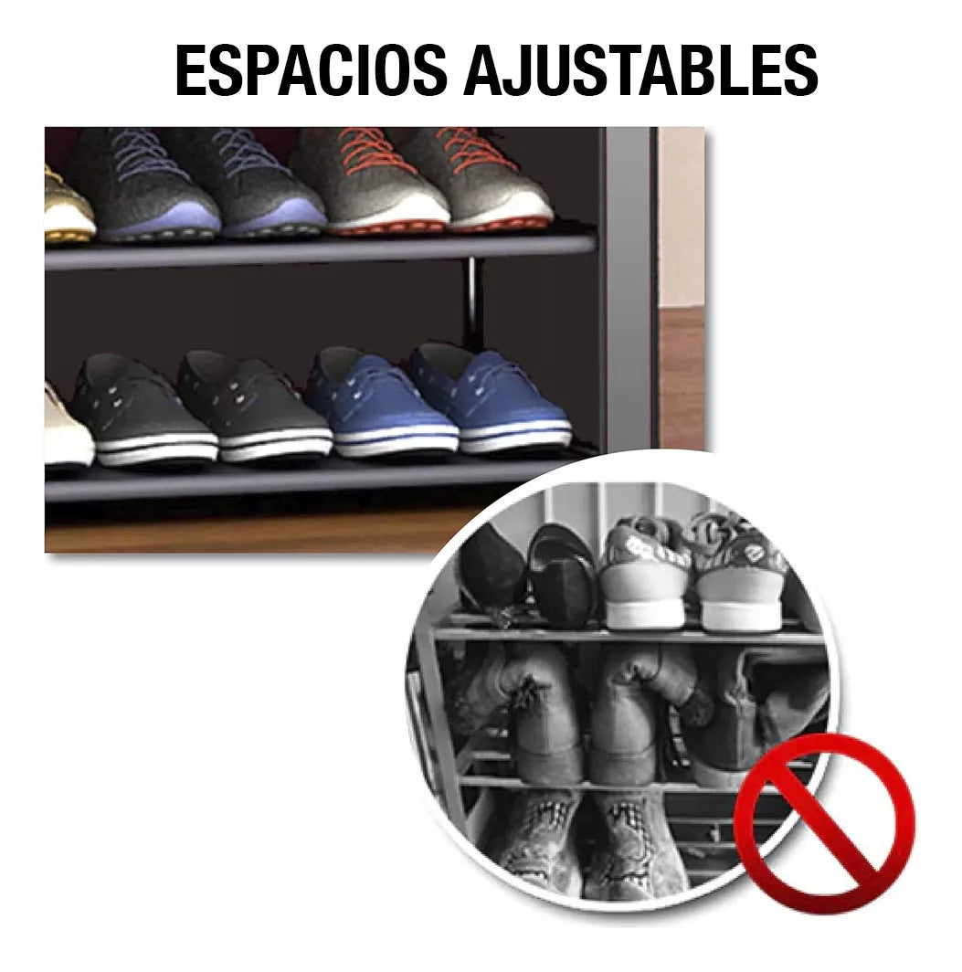 Zapatera Multifuncional 9 Niveles 27 Pares Zapatos Big Ben