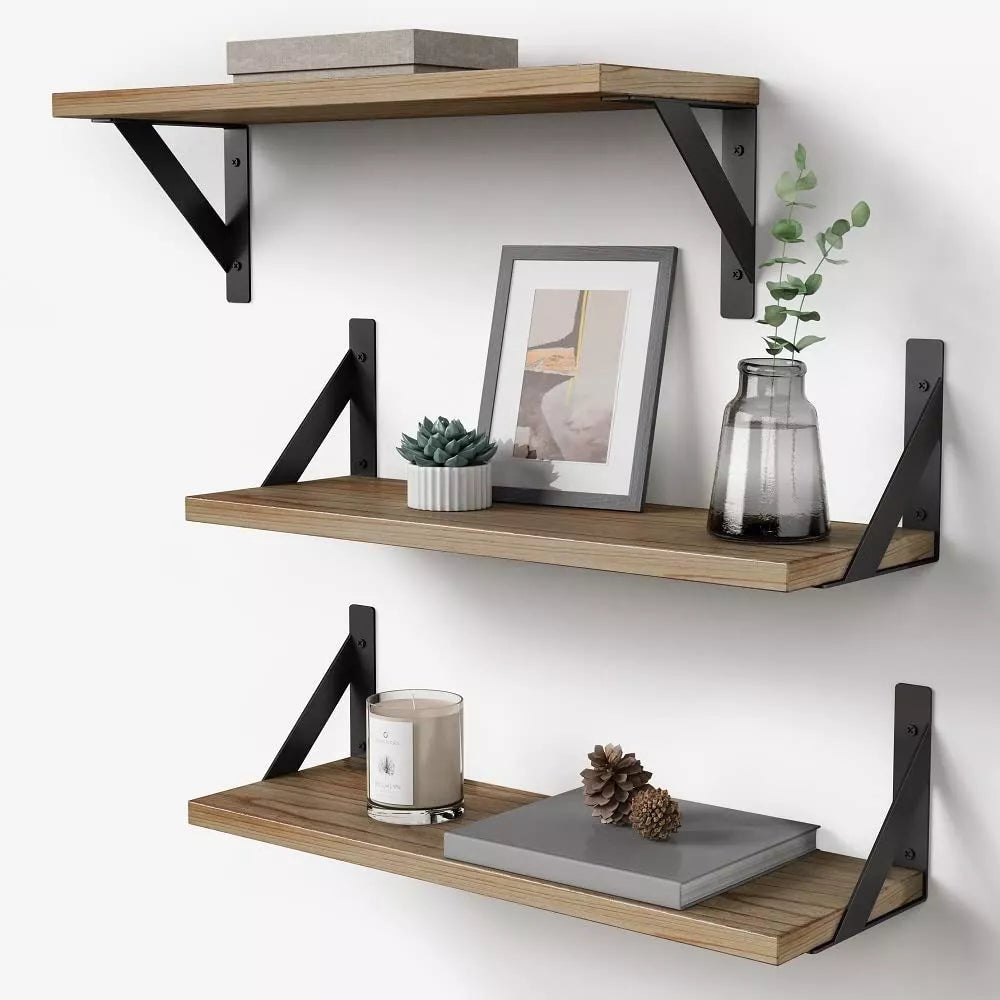 Repisas Estante Flotante Rooftop 3pzas 42cm+36cm+29cm