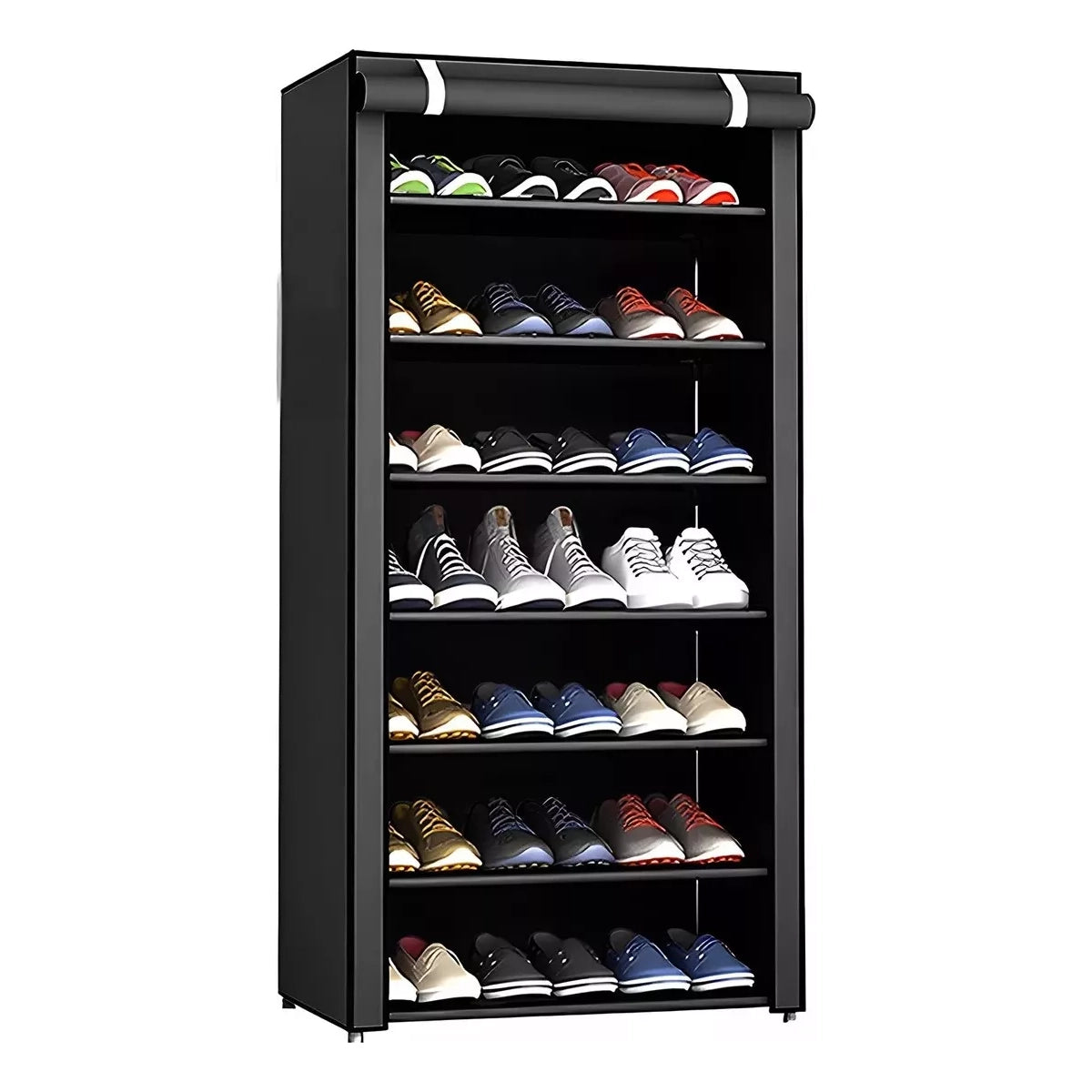 Zapatera De Closet Organizador Zapatos 7 Niveles Base Metal