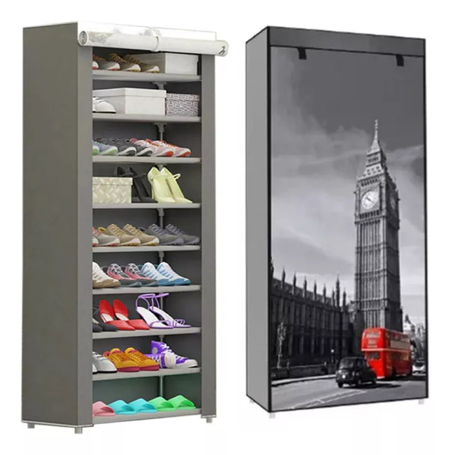 Zapatera Multifuncional 9 Niveles 27 Pares Zapatos Big Ben