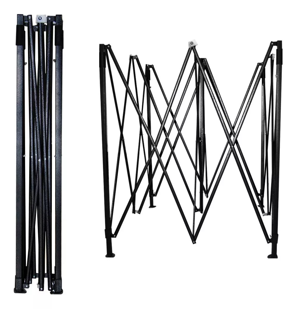 Carpa de 3 m x 6 m Toldo Plegable de Lona Impermeable