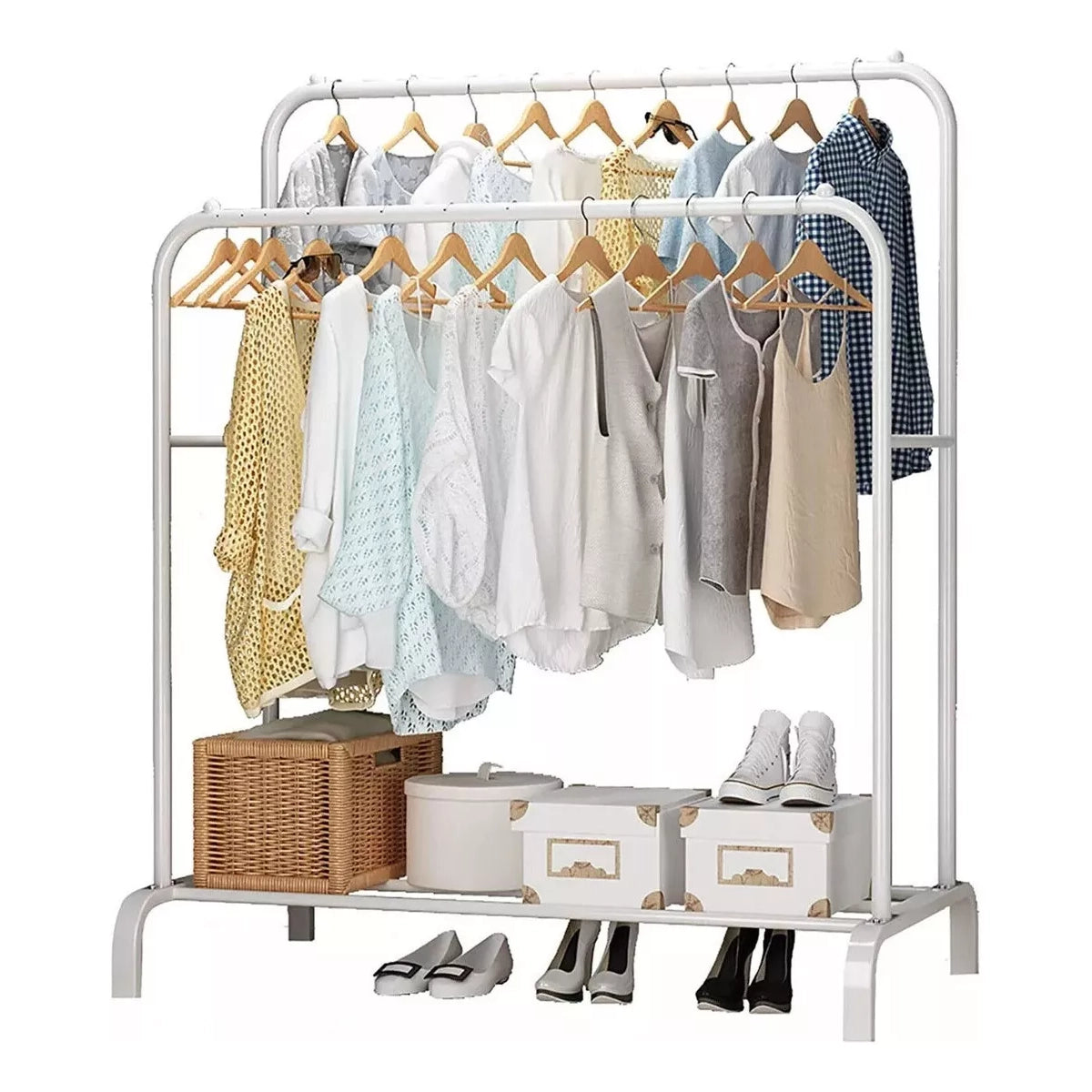 Rack Armable para Ropa – Organizador de Closet y Hogar Guardaro