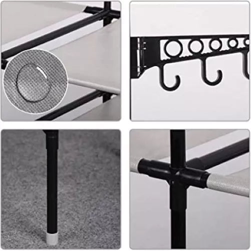 Perchero De Soporte Almacenamiento Para Ropa Y Zapatos