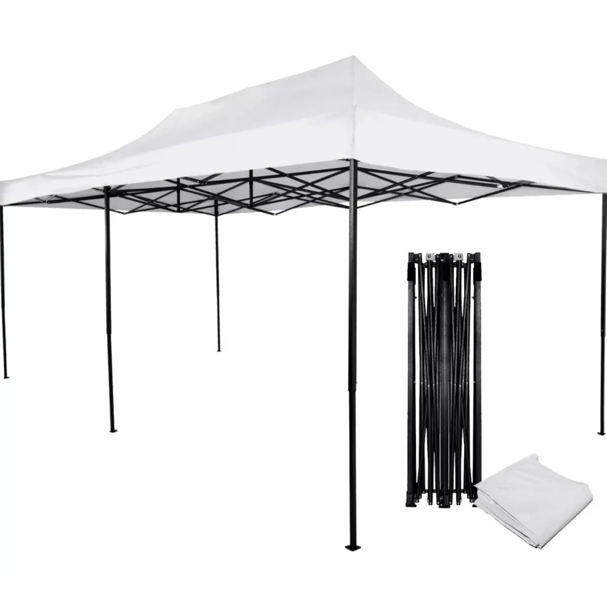 Carpa Pared 6 X 3 Metros Lona Impermeable Toldo Plegable