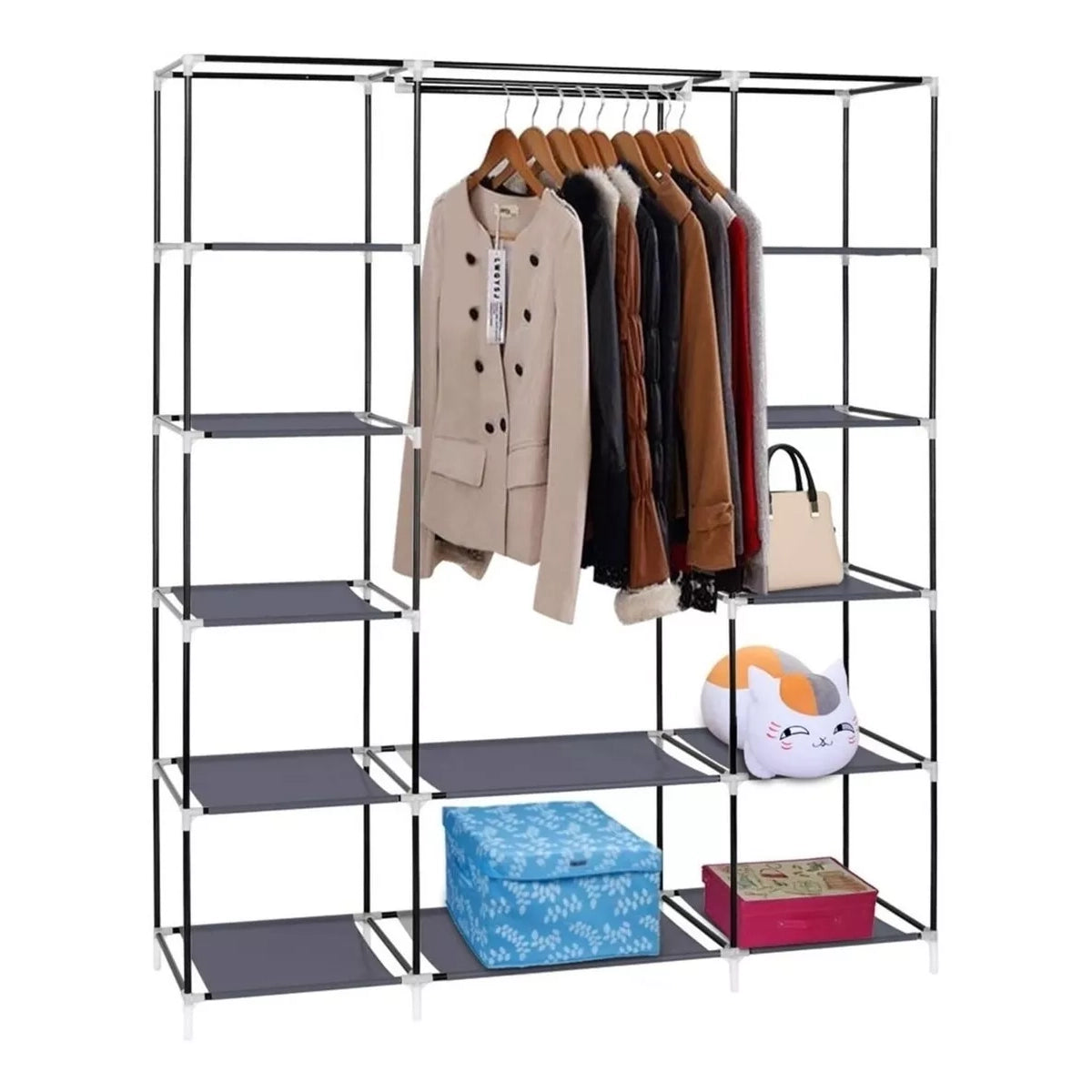 Ropero Rack Closet Armable Guarda Ropa Recamara Organizacion