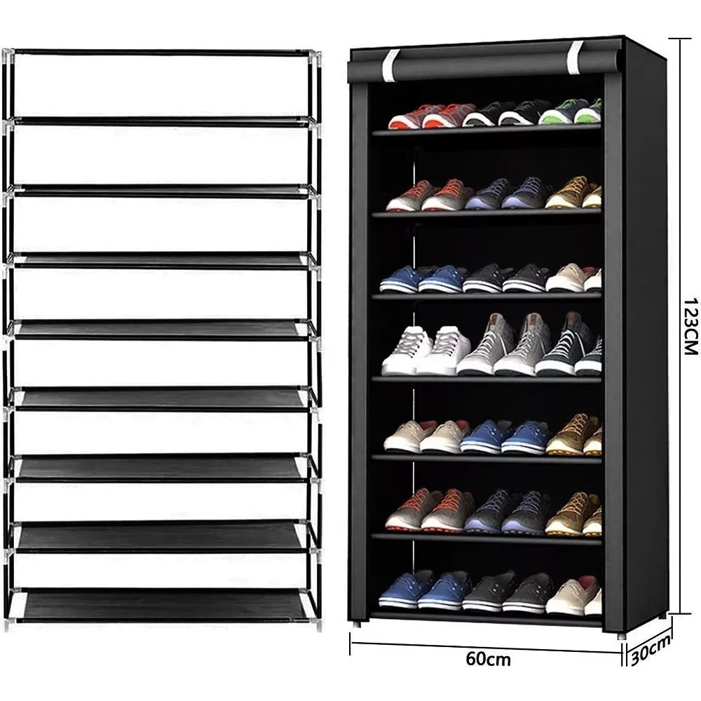 Zapatera De Closet Organizador Zapatos 7 Niveles Base Metal