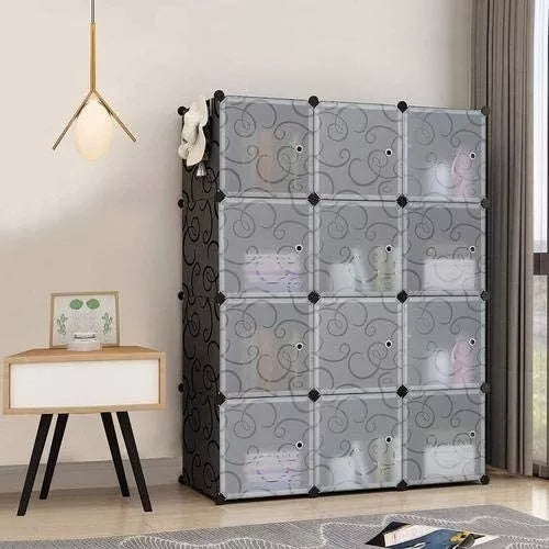 Orgnizador Armario Plastico Ropa 12 Cubos