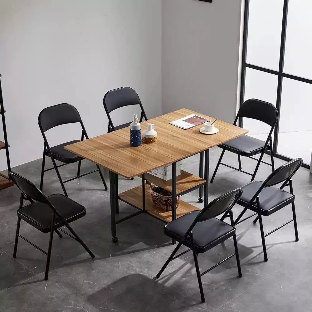 Silla Plegable Asiento Acolchado Eventos Oficina 6 Piezas