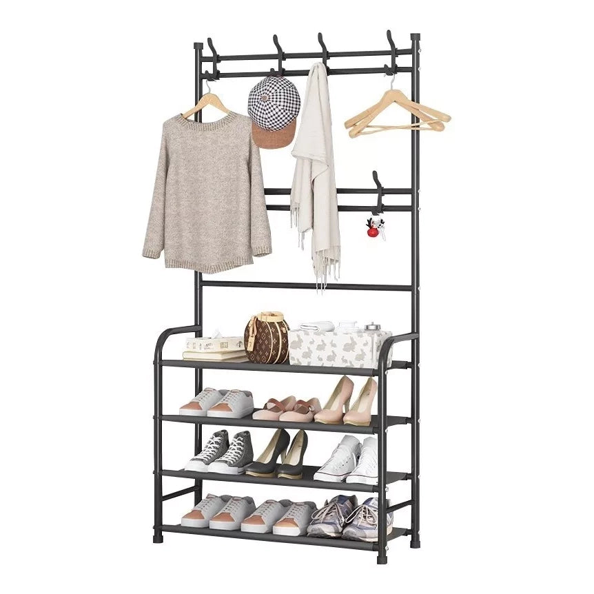 Perchero Rack Closet Ropero Zapatera Organizador Portátil