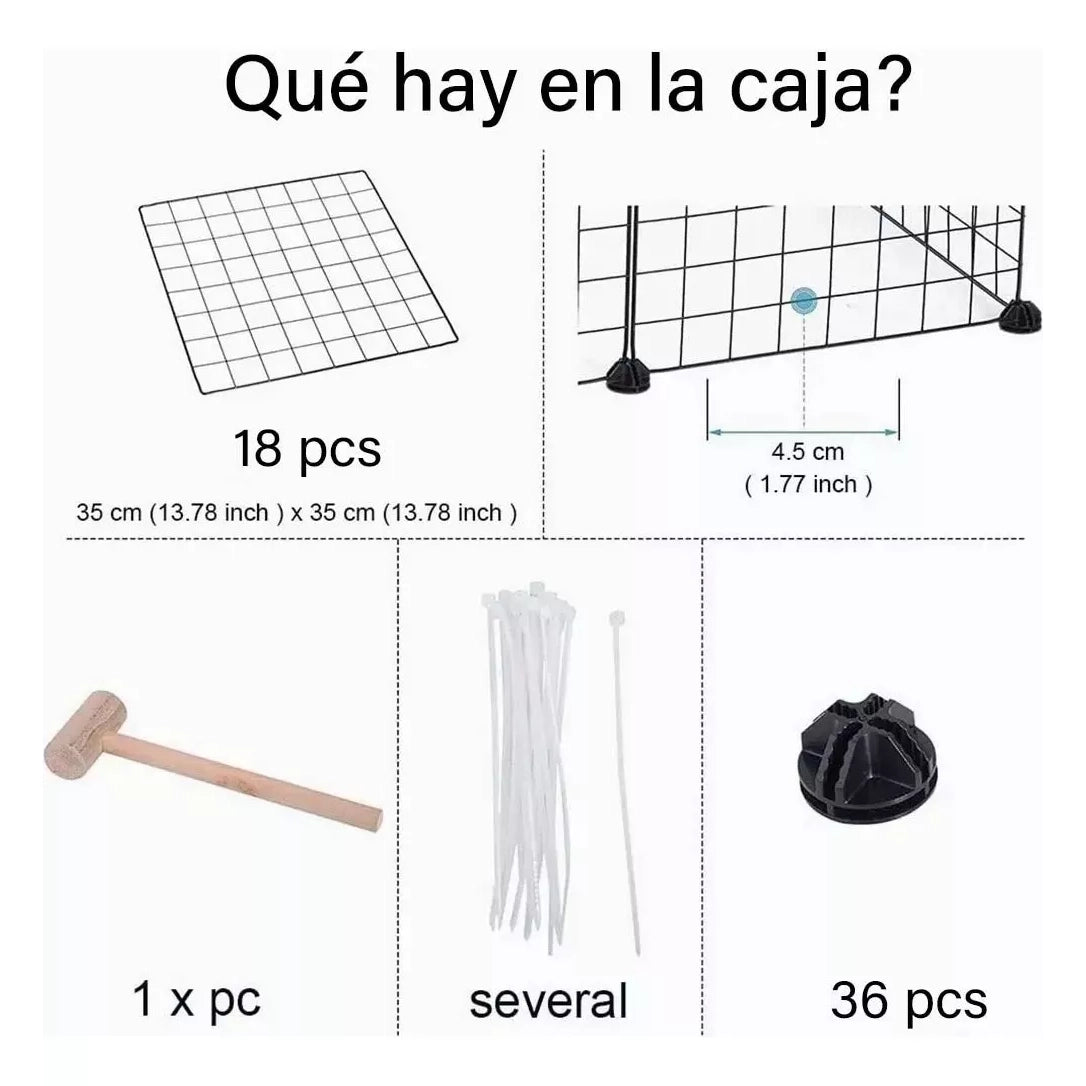 Corral De Metal Casa Jaula Para Mascotas Para Perro Desmontable