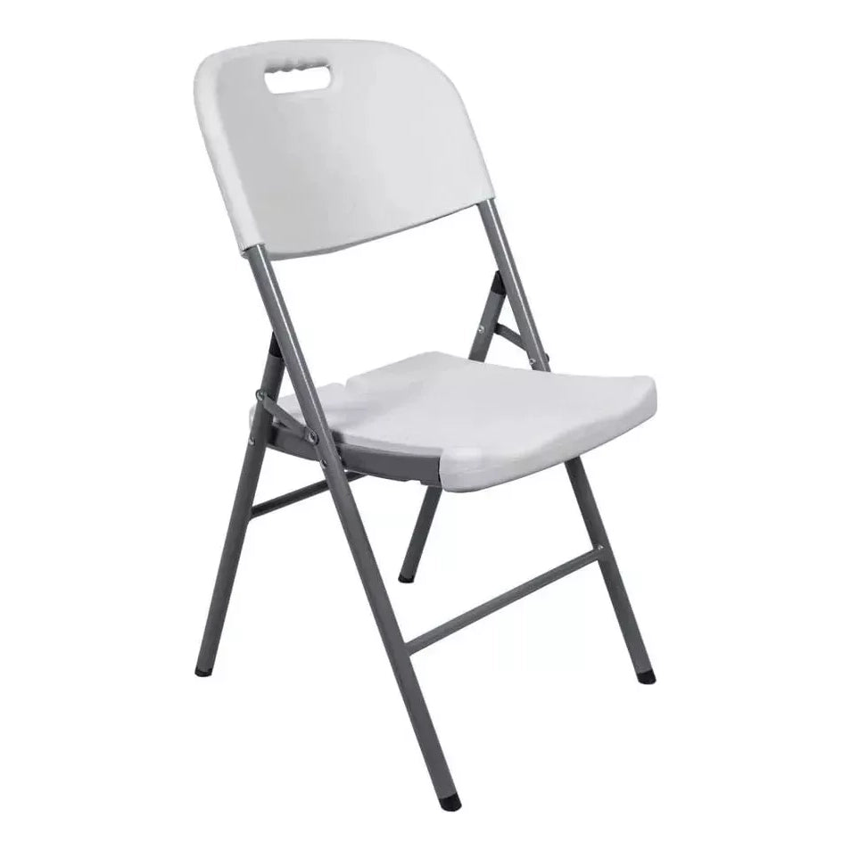 Silla Plegable Plástico Reforzado Eventos Fiestas 10 piezas