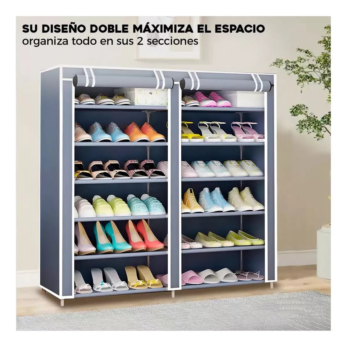Zapatera Mueble Zapatos Organizador Compartimientos