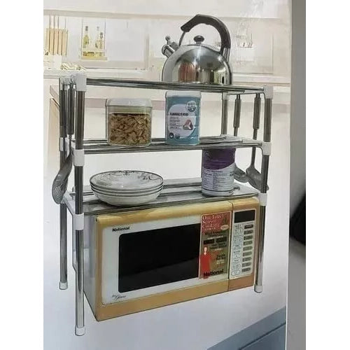 Estante Multifuncional Metálico 3 Niveles Rack Cocina Hogar