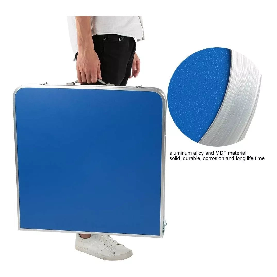 Mesa Plegable Portátil Con Sillas Para Picnic Acampar