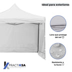 CARPA PARED 3 X 3 METROS TOLDO PLEGABLE LONA IMPERMEABLE