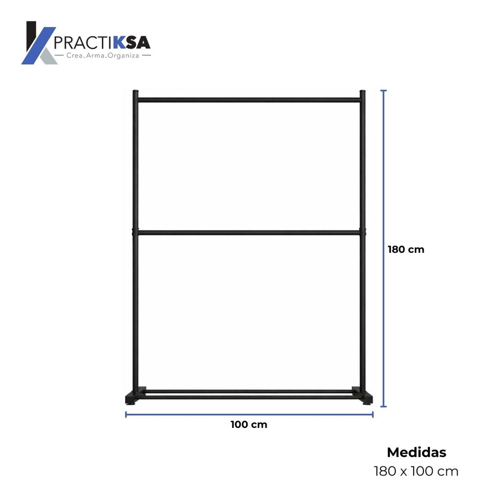 RACK PERCHERO DOBLE NIVEL ORGANIZADOR ROPA