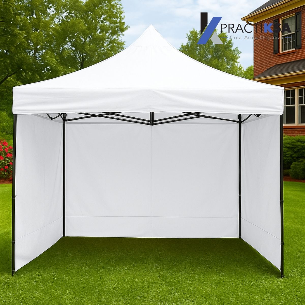 CARPA PARED 3 X 3 METROS TOLDO PLEGABLE LONA IMPERMEABLE