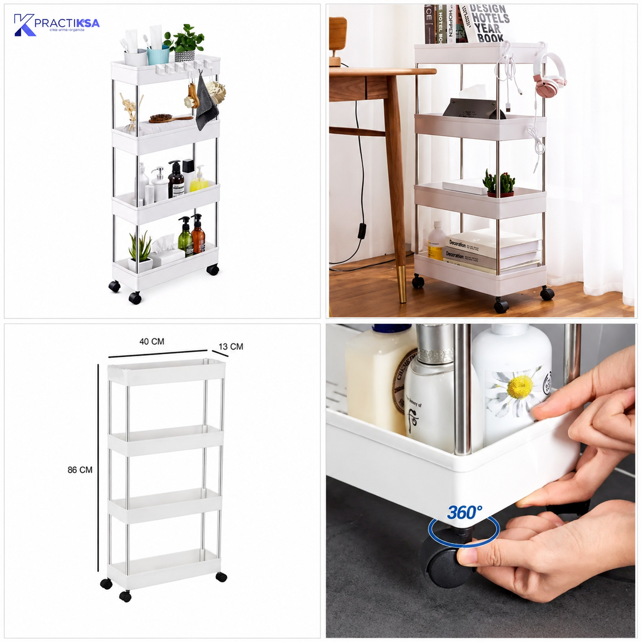 ORGANIZADOR CARRITO 4 NIVELES
