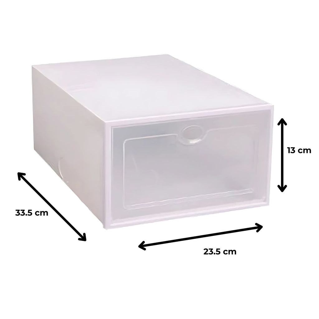 12 CAJAS DE ZAPATOS APILABLES TENIS ZAPATERA