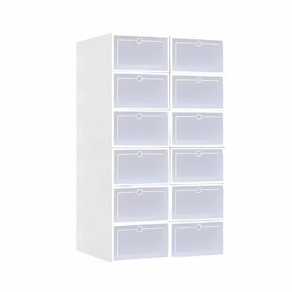 12 Cajas De Zapatos Apilables Tenis Zapatera Practiksa