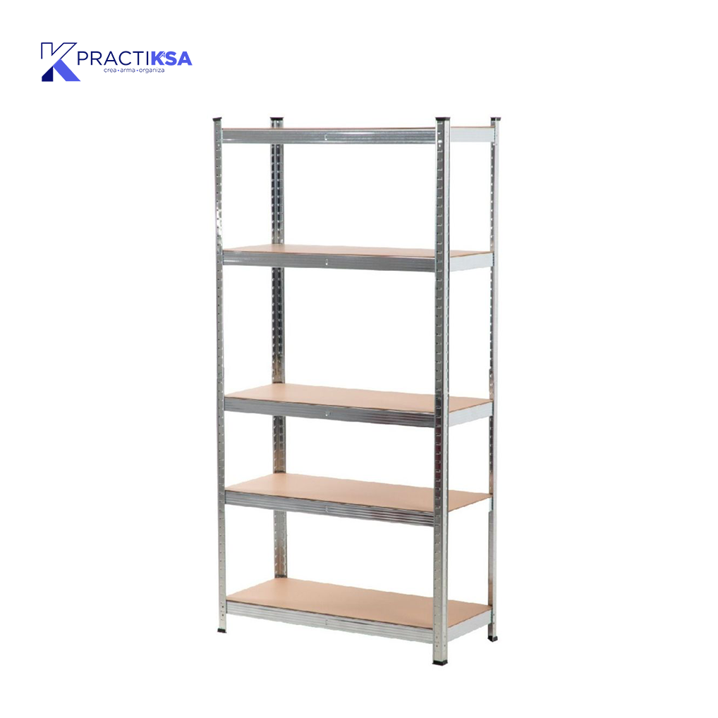 ESTANTE ANAQUEL ORGANIZADOR RACK METÁLICO REPISAS 90X180 CM