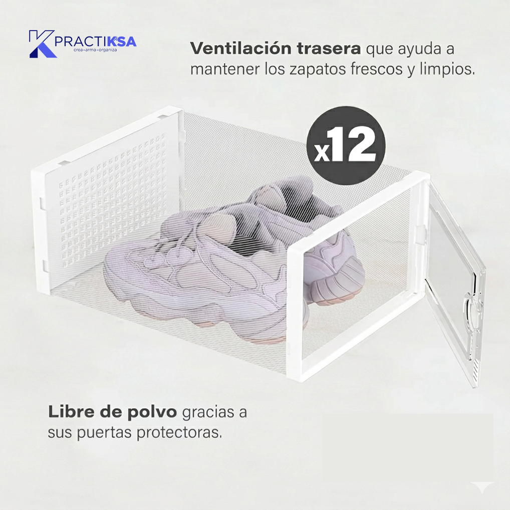 ZAPATERA PORTÁTIL 12 SECCIONES