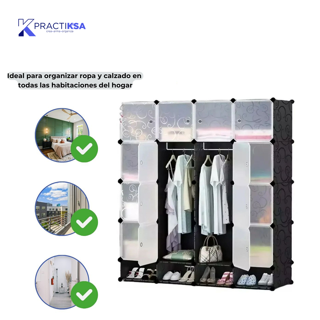 ORGANIZADOR PORTÁTIL 16 CUBOS