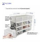ZAPATERA PORTÁTIL 12 SECCIONES
