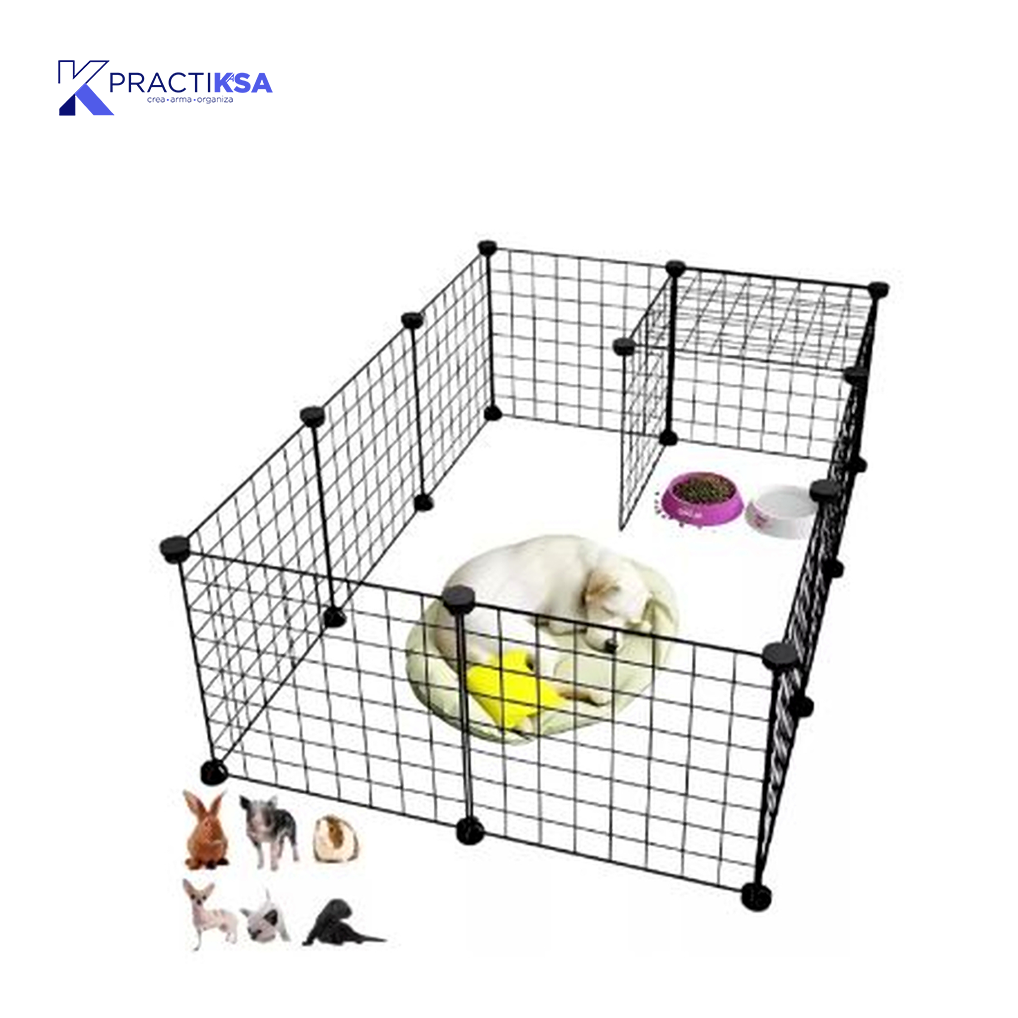 CORRAL DE METAL JAULA PARA MASCOTAS