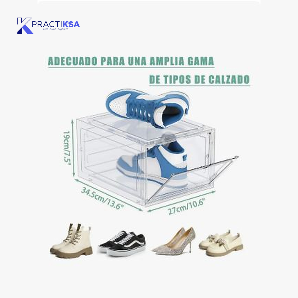CAJAS DE ZAPATOS APILABLES 10PCS