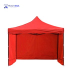 CARPA TOLDO 2.5X2.5 REFORZADO PLEGABLE CON PAREDES