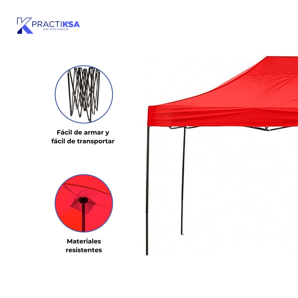 CARPA 3X6 METROS TOLDO IMPERMEABLE LONA JARDÍN PLEGABLE