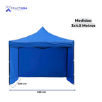 CARPA PARED 3 X 3 METROS TOLDO PLEGABLE LONA IMPERMEABLE