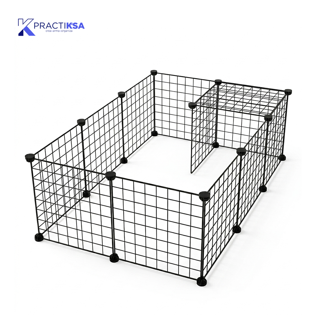 CORRAL DE METAL JAULA PARA MASCOTAS